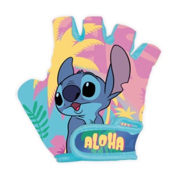 Защитные велосипедные перчатки для девочки 3-8 лет Stitch