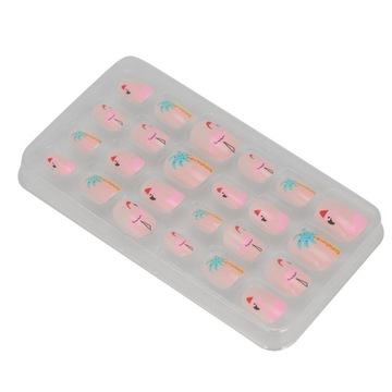 НАКОНЕЧНИКИ НАСКУССТВЕННЫЕ НОГТИ ДЛЯ ДЕТЕЙ МИШКИ ТЕДДИ, 24 ШТ.