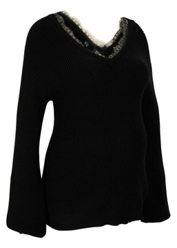 GH67 BPC SWETER CIĄŻOWY Z KORONKĄ R.44/46 SUE