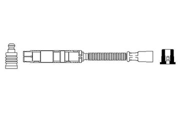 BOSCH 0 356 912 948 PŘÍVOD ZAPALOVACÍ