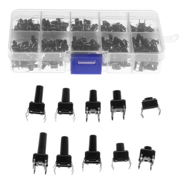 200 szt. 6*6mm dotykowy przełącznik wciskany mikro