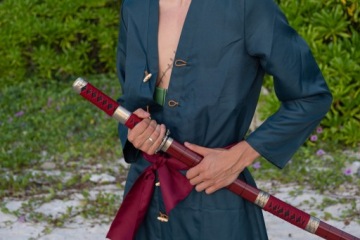 Меч катана Roronoa Zoro Sandai Kitetsu One Piece Wooden JT10513-2