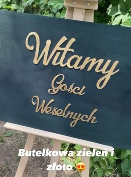 Приветственная доска для свадьбы Свадьба Первое причастие ВАШ ЛЮБОЙ ТЕКСТ EASILA Green