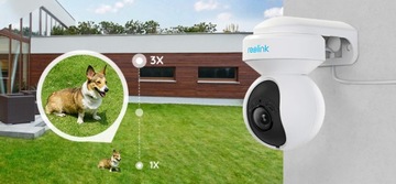 Reolink E1 Outdoor POE 8MP Wi-Fi камера белая + КАРТА GOODRAM 256 ГБ