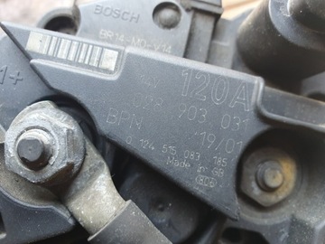 028903031 ALTERNÁTOR 120A 1.9 TDI VW PASSAT B5 AWX 130KM SPRÁVNÝ