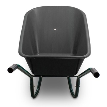 Тачка одноколесная 100л 250кг ПВХ ЧЕРНАЯ с ПУ колесом