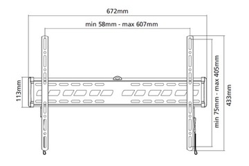 Техлинк TWM 602 | держатель для LCD/LED телевизора до 70 дюймов