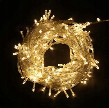 РОЖДЕСТВЕНСКИЕ ОГНИ НАРУЖНЫЕ/ВНУТРЕННИЕ 188LED 20M ТЕПЛЫЕ БЕЛЫЕ ПРОВОДА