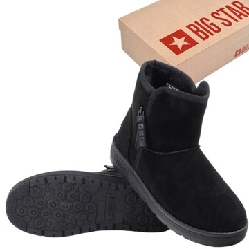 BUTY DAMSKIE ZIMOWE BIG STAR ŚNIEGOWCE OCIEPLANE