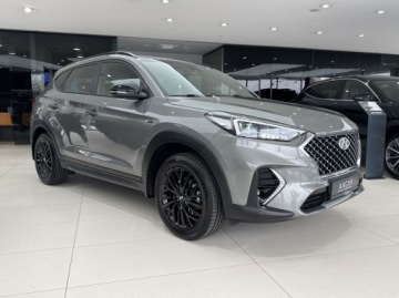 Hyundai Tucson III SUV Facelifting 1.6 GDi 132KM 2020 Hyundai Tucson N Line Kamera cofania LED CarPlayAndroid Auto Nawigacja, zdjęcie 4