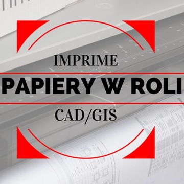 Papier w roli rolach rolce rola do plotera IMPRIME 420x50 50m 80g/m2 CAD