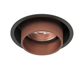 Lampa podtynkowa oczko wpust MONO SLIDE czarno-miedziany