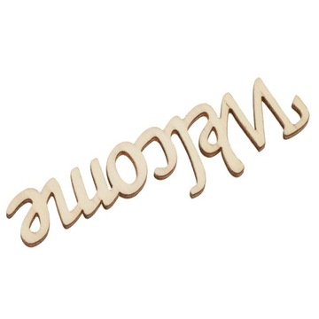 Добро пожаловать украшение деревянный вырез знак приветствия для деревенского домашнего декора стены