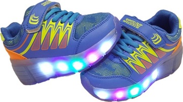 BUTOROLKI SPORTOWE LED USB WYMARZONY PREZENT N R35