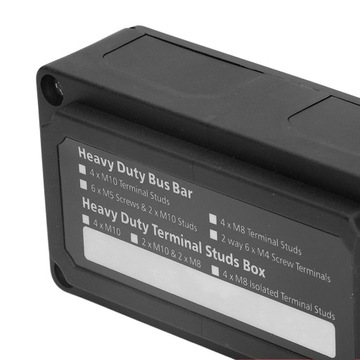 ШИННЫЙ РАСПРЕДЕЛИТЕЛЬНЫЙ БЛОК ДЛЯ РАСПРЕДЕЛЕНИЯ ЭНЕРГИИ 12В 300А М8