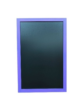 Tablica kredowa na ścianę 90x60 fioletowa