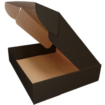 Karton do wysyłki fasonowy CZARNY Pudełko InPost B 360x300x80mm 20 sztuk