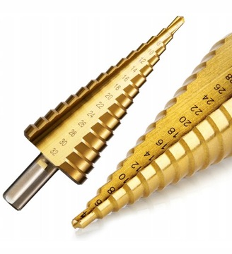 WIERTŁO STOPNIOWE STOŻKOWE HSS TYTAN 4-32mm