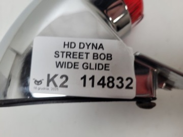 HARLEY DAVIDSON DYNA STREET BOB WIDE GLIDE ФОНАРЬ ЗАДНИЙ КРЕПЛЕНИЕ НОМЕРНОГО ЗНАКА