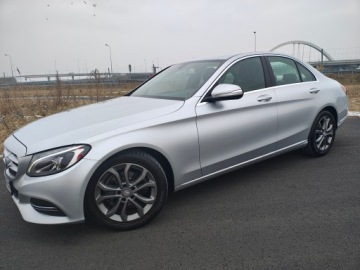 Mercedes Klasa C W205 Limuzyna 200 BlueTEC 136KM 2015 FULLLED NAVIGACJA KAMERA COFANIA WZÓR, zdjęcie 3