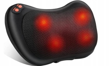 PODUSZKA MASUJĄCA KARK CIAŁO PLECY MASAŻER ELEKTRYCZY RELAKSUJĄCY SHIATSU
