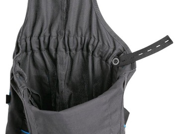 ДЕТСКИЙ ПОЛУКОМБИНЕЗОН, серо-синий, размер 90 см.