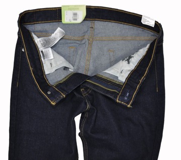 JEANSY SPODNIE LEVIS 511-1042 GRANATOWE W33 L32 PAS 88