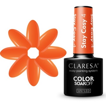 Lakier hybrydowy Claresa Stay Cosy nr 4, 5 g