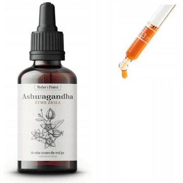 MOTHER'S PROTECT ASHWAGANDHA 50 ML Ekstrakt w kroplach Adaptogen Żeń Szeń