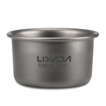 Lixada 35 мл Мини-титановая чайная чашка