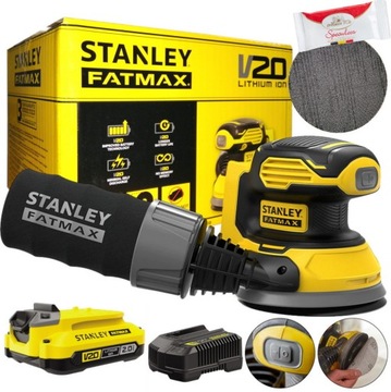 SZLIFIERKA OSCYLACYJNA 20V STANLEY + AKU 1x2AH + ŁAD