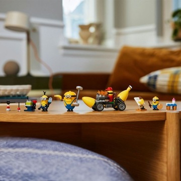 LEGO MINIONS Миньоны и тележка с бананами 75580