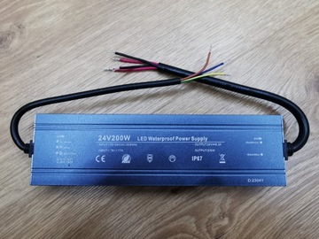 Zasilacz Alinana 24V 200W 8.5A IP67 hermetyczny