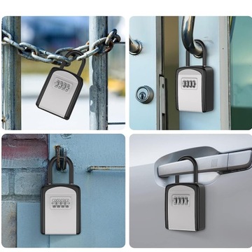 металлический открытый сейф для ключей с цифровым кодом