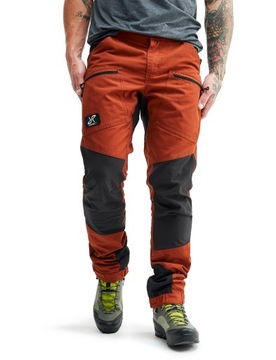 RevolutionRace Nordwand Pro Pants, Spodnie Outdoorowe Męskie, RustyOrange,L