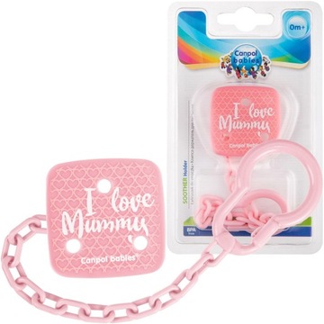 CANPOL ŁAŃCUSZEK ZAWIESZKA DO SMOCZKA I LOVE MUMMY