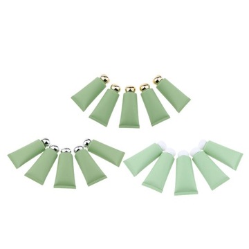 Набор из 5 силиконовых пробирок для дорожных бутылок,