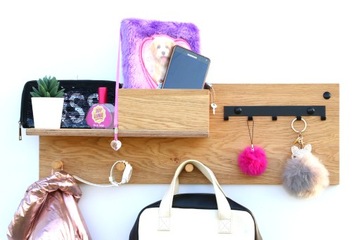Półka organizer na ubrania Loft półka wisząca 60cm