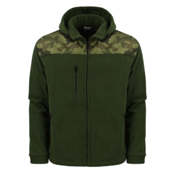 POLSKI Gruby Polar Bluza Męska Kaptur RozpinanyXXL