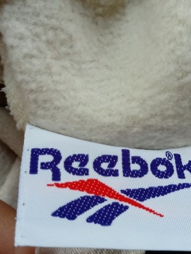 Vintage beż bluza Reebok sportowa odkryte ramiona