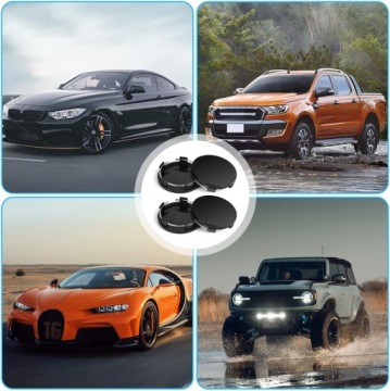 4X ЗАМЕННЫЕ ЧЕРНЫЕ КРЫШКИ СТУПИЦЫ КРЫШКА АВТОМОБИЛЬНЫХ КОЛЕС 60 мм