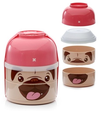 MOPS LUNCH BOX ZESTAW PUDEŁEK MISEK ŚNIADANIOWYCH