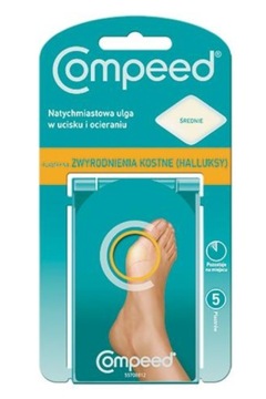 COMPEED plastry na halluksy 5 sztuk