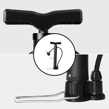 POMPKA ROWEROWA DO PIŁEK BASENU ROWERU MATERACA Z WĘŻYKIEM RĘCZNA+KOŃCÓWKI