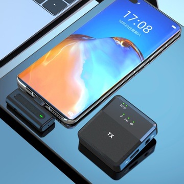 БЕСПРОВОДНОЙ МИКРОФОН TIE ДЛЯ VLOG ДЛЯ Android IOS USB C