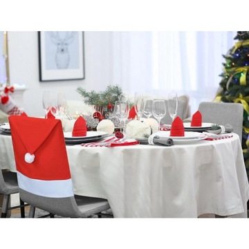 ПОКРЫТИЕ НА СТУЛ САНТА ШЛЯПА ОТДЕЛКА СПИНКИ СТУЛА