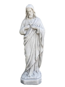 Figura Jezus z sercem figura betonowa kapliczka