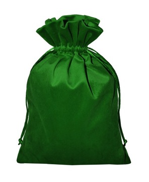 Бархатная СУМКА для духов, 17х24 см, КРАСНАЯ