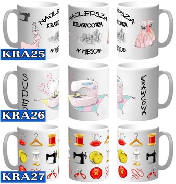 KUBEK DLA KRAWCOWEJ KRAWCOWA SZWACZKA IMIĘ PREZENT