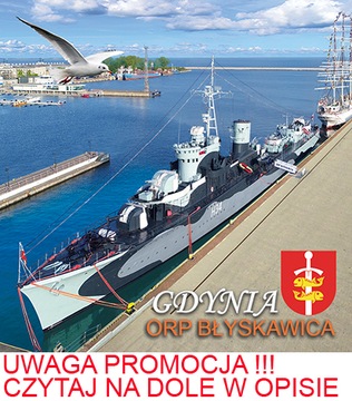 MAGNES NA LODÓWKĘ 3D GDYNIA ORP BŁYSKAWICA